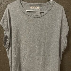We The Free Gray Short Sleeve Tee